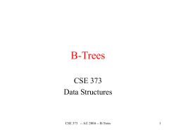 B-Trees