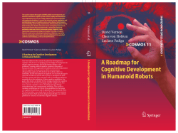 A Roadmap for Cognitive Development in Humanoid
