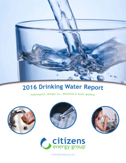 2016 Drinking Water Report