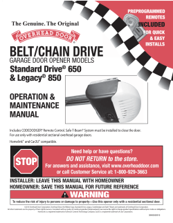 Legacy&reg; 850 Standard Drive&reg; 650