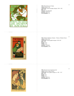 Cut here Cut here Fold here Title: When Hearts Are Trumps Agents