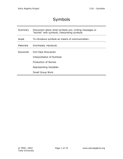 Symbols - Tufts University