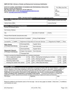 dbpr hr 7022 commissary notification
