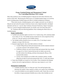 Heat Stress and Laminitis in Dairy Cows
