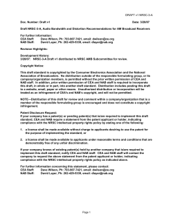 NRSC-3-A v1 - National Radio Systems Committee