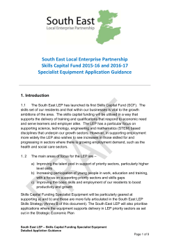 Further Education College Capital Investment Fund
