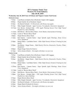 Table 2. Simplified pruning and training plan for the Tall Spindle