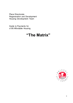 The Matrix - Bristol City Council