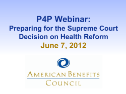 Conference Calls - American Benefits Council