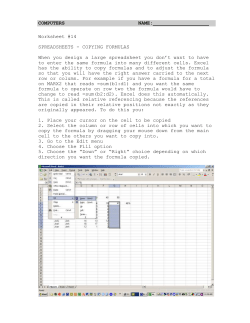 computer applications 10/20 name