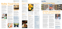 Another momentous year for the UK food industry