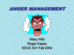 anger management - Nebo School District
