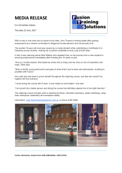 Top notch cleaning student earns employment