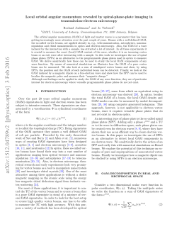Orbital angular momentum in electron diffraction and its use