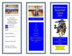 Middletown Basketball Camp - the Middletown Area School District