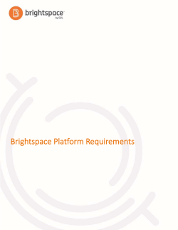 Brightspace Platform Requirements - Brightspace Community