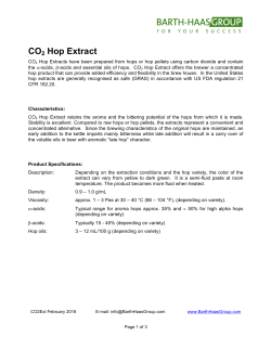 CO2 Hop Extract - Barth