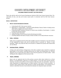 Fresh Coconut Auction Rules [Word