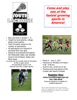 Come and play one of the fastest growing sports in America!