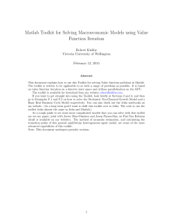 Value Function Iteration on the GPU: A Matlab