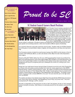 SC Student Council Garners Board Positions