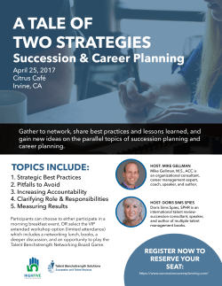 a tale of two strategies