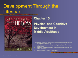 Development Through the Lifespan