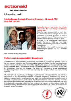 International Emergencies and Conflict Organogram