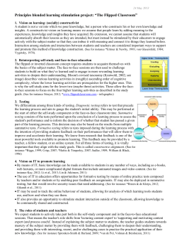 Blended Learning basic principles from the educational - Educate-it