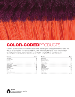 color-coded products - WAXIE Sanitary Supply