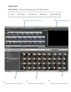 iMovie Notes - Garden Homes Lutheran Church