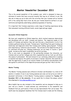 PCET Newsletter No. 2 December 2011