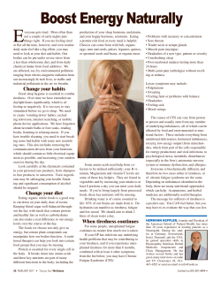 Boost Energy Naturally - American School of Natural Health