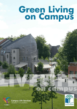 Green Living on Campus - Student Living