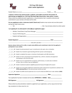Letter Jacket Application