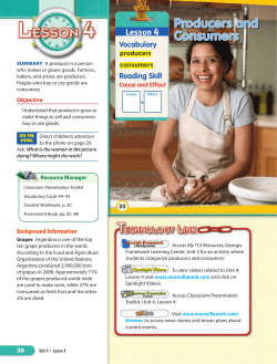 Producers and Consumers