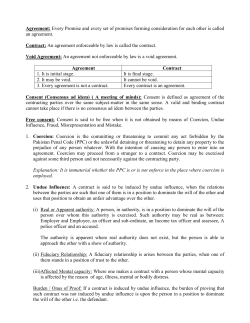 Agreement: Every Promise and every set of promises forming