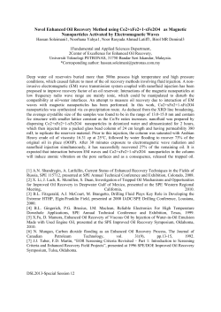 Novel Enhanced Oil Recovery Method using Co2+xFe2+1