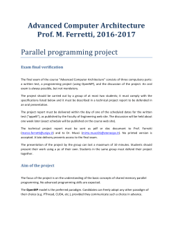 2017 Parallel programming proj