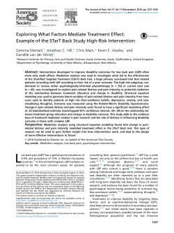 Exploring What Factors Mediate Treatment Effect: Example of the