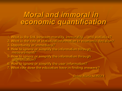 Entropie inalta sau entropie joasa in spatiul economic?