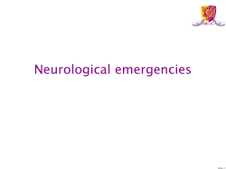 Neurological emergencies
