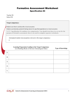 Abiotic Factors - Center for Advancement of Learning and Assessment
