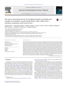 The source, processing and use of red pigment based on hematite