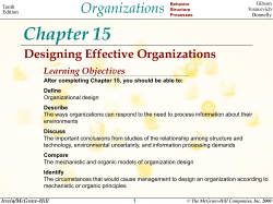 Organizations