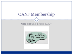 OANJ Membership