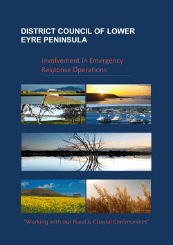 Involvement in Emergency Response Operations