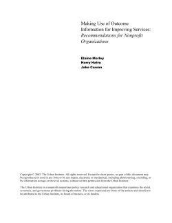 Making Use of Outcome Information for Improving