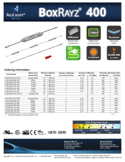 AgiLight Spec Sheet BoxRayz 400