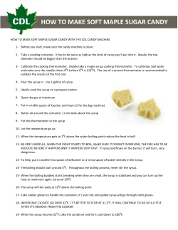 HOW TO MAKE SOFT MAPLE SUGAR CANDY
